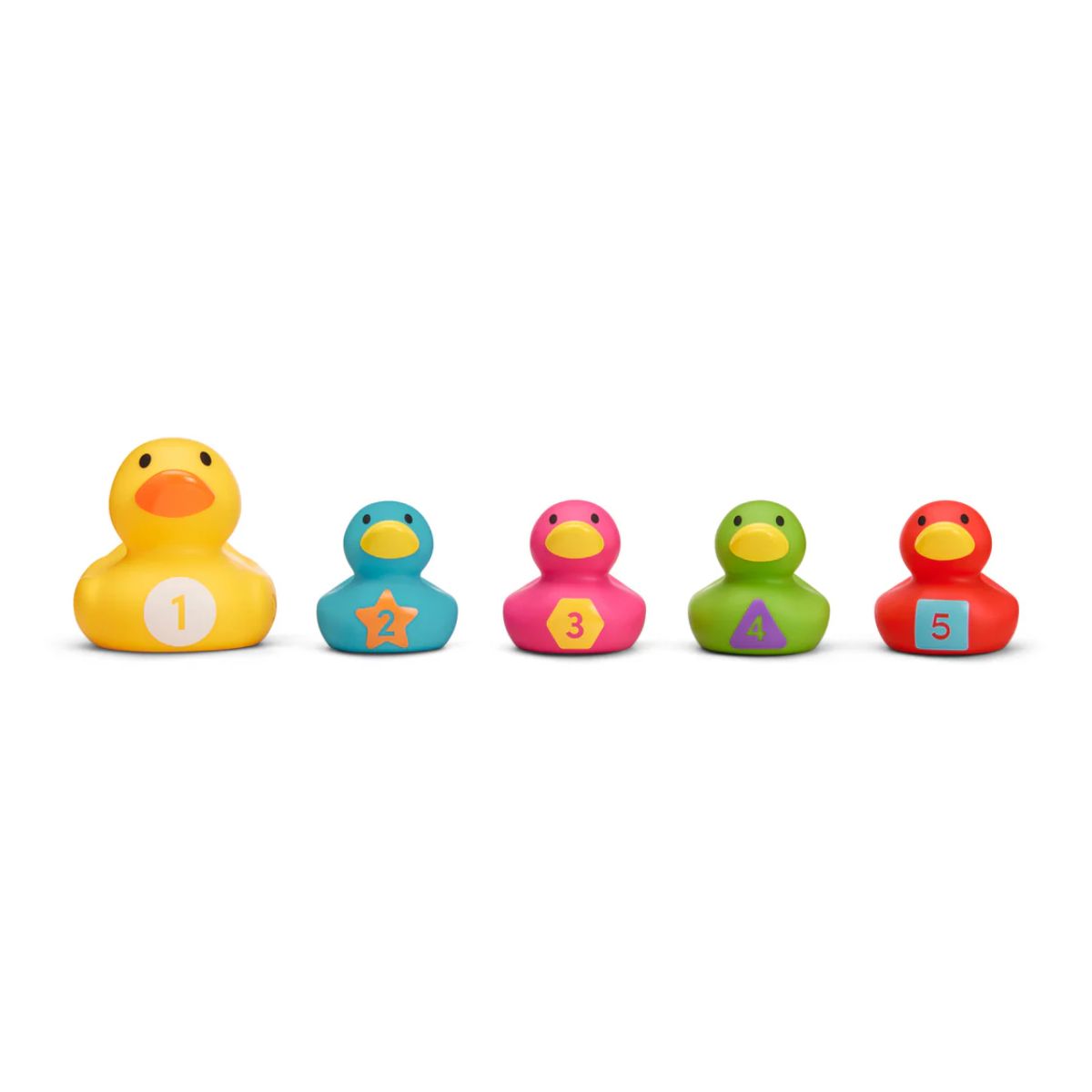 Munchkin Count & Quack Bath Duckies - Complete Colorful Duck Family