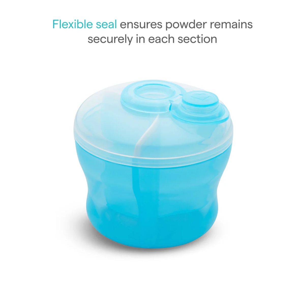 Munchkin Formula Dispenser - Light Blue - Convenient Feeding On the Go