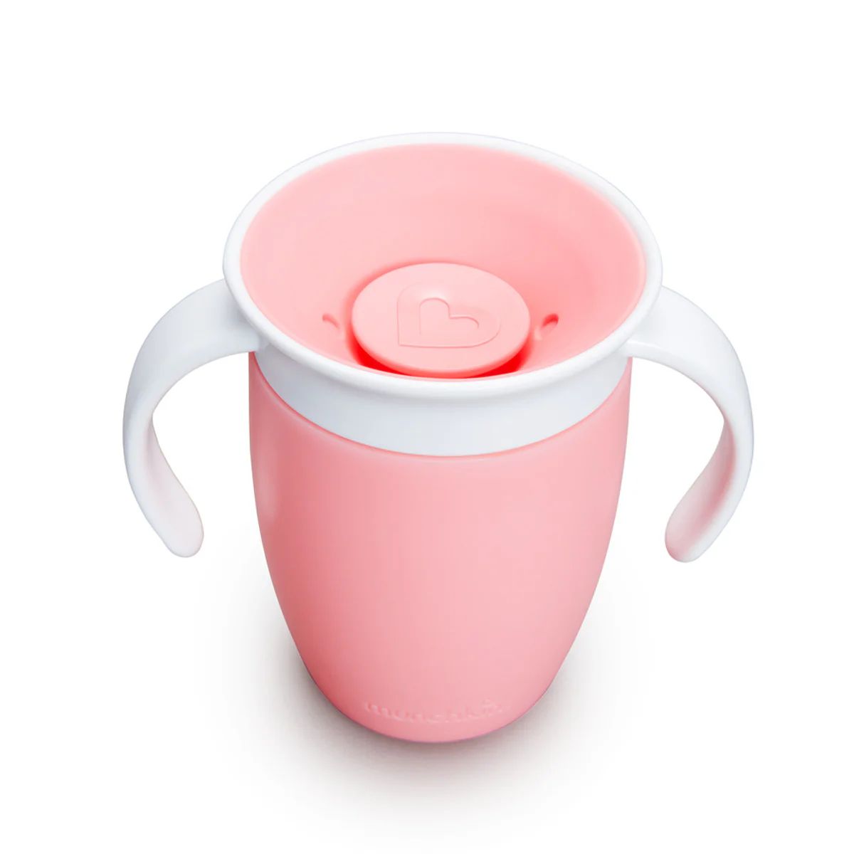 Copo De Treinamento Munchkin Miracle Rosa 6M+ 207ML - Supports Healthy Oral Development